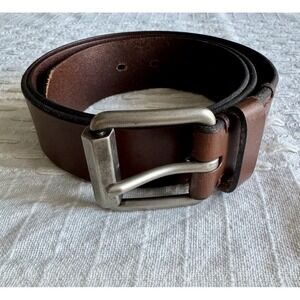 Levi's Genuine Leather Belt Brown Size 38 Classic Workwear Casual Durable 95cm